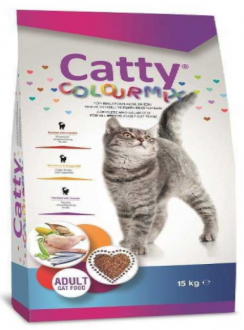 Catty Colour Mix Yetişkin 15 kg Kedi Maması kullananlar yorumlar